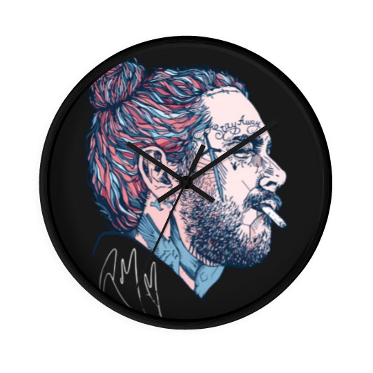 Discover Post Malone Vintage Wall Clocks, Post Malone Wall Clocks, Post Malone Merch