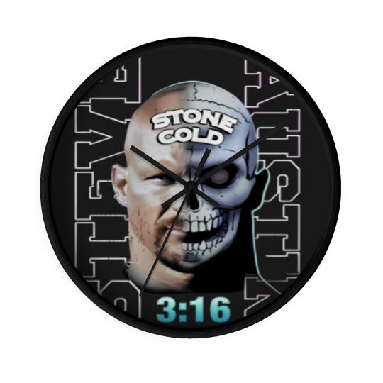 Discover Stone Cold Steve Austin Vintage 90s Bootleg Style Wall Clocks, Stone Cold Steve Austin Wall Clocks