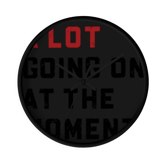 Discover A Lot Going On At The Moment Glitter Effect Wall Clocks, Concert Wall Clocks, TS Concert Wall Clocks