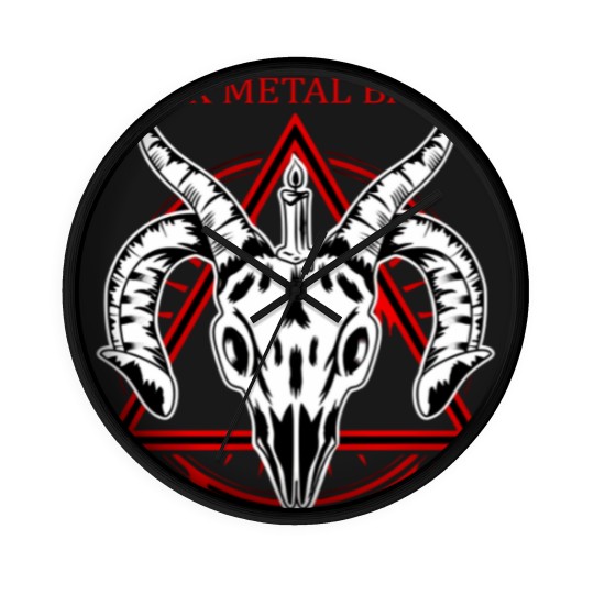 Discover Black Metal Barbie - Black Metal - Wall Clocks