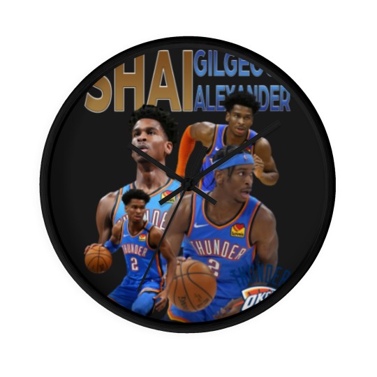 Discover Shai Gilgeous Alexander Vintage Wall Clocks, Durant Wall Clocks Vintage 90s 80s Bootleg Wall Clocks