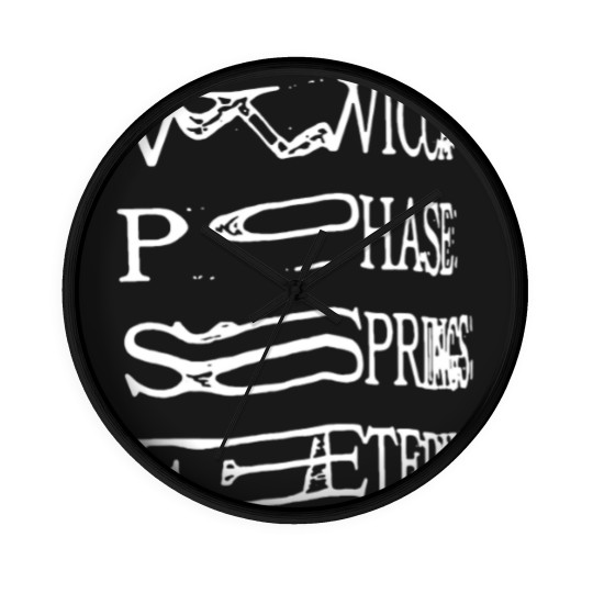Discover Wicca Phase Springs Eternal Merch Wicca Phase Springs Eternal Skull Unisex Wall Clocks Blend Wall Clocks Wall Clocks