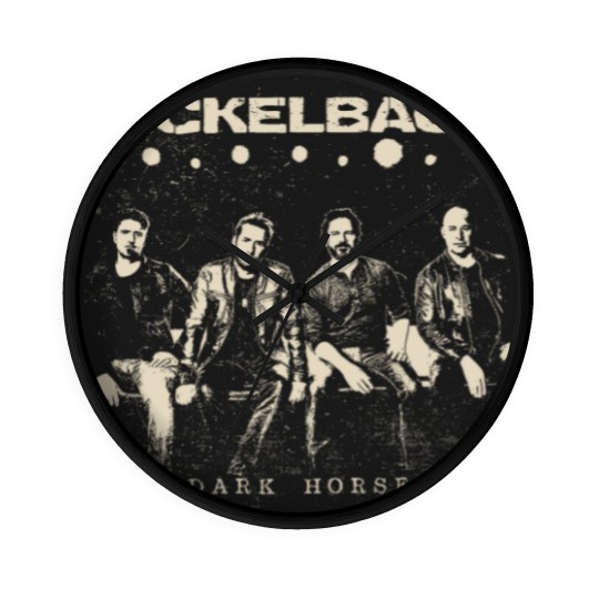 Discover Vintage Nickleback Band Wall Clocks, Nickleback Get Rollin Album 2023 Wall Clocks
