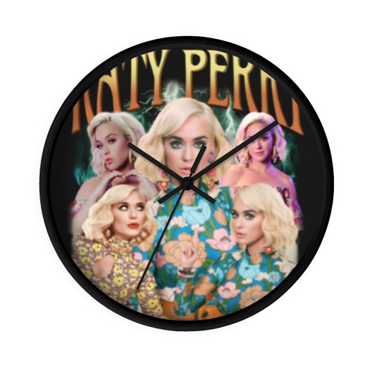 Discover Katy Perry Music Wall Clocks, Katy Perry Vintage Retro 90s Style, Katy Perry 2023 Gift For Fan