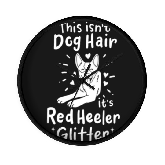 Discover Red Heeler Dog Wall Clocks
