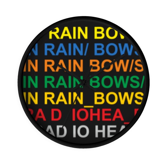 Discover beautiful in rainbows RADIOHEADs Wall Clocks