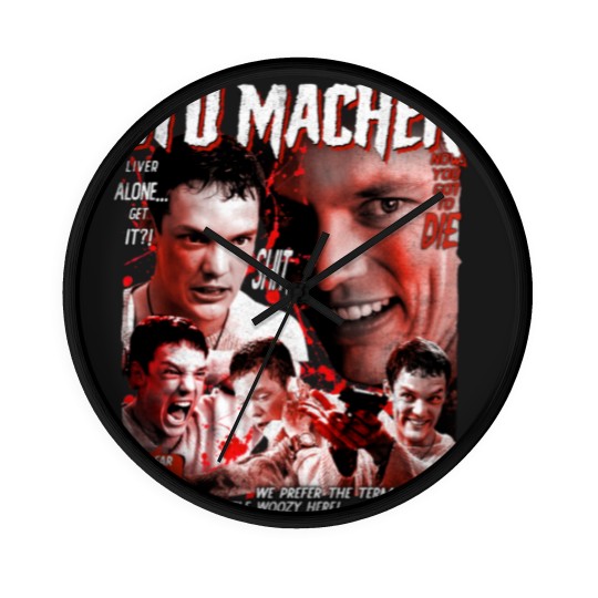 Discover Stuart Stu Macher Scream Movie Halloween Wall Clocks, Vintage Horror Movie Wall Clocks