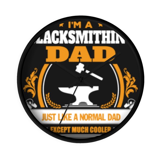 Discover Blacksmithing Dad Wall Clocks Wall Clocks