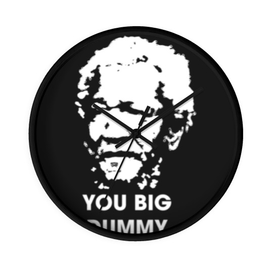 Discover You big dummy sanford and son gifr art vintage retro Wall Clocks