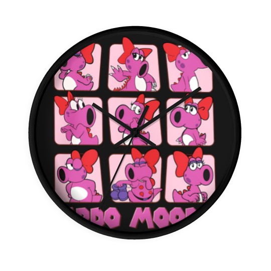 Discover Cute Birdo Moods Wall Clocks | Super