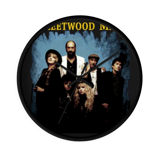 Discover 1990 Fleetwood Mac Behind The Mask Tour Wall Clocks, 90s Retro Vintage Wall Clocks