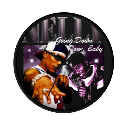 Discover Nelly Rap Wall Clocks, Nelly Country Grammar Album Vintage 90s Y2K