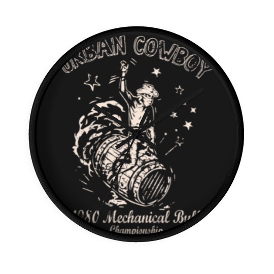 Discover Urban Cowboy 1980's Mechanical Bull Vintage 80's Wall Clocks