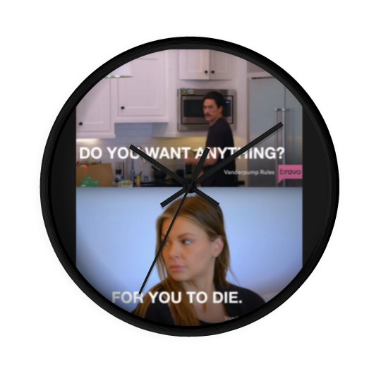 Discover Scandoval 2023 Ariana For You To Die Bravo TV Wall Clocks, Team Ariana Vanderpump Rules Wall Clocks