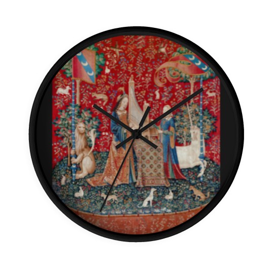 Discover Lady and Unicorn Medieval Tapestry Wall Clocks