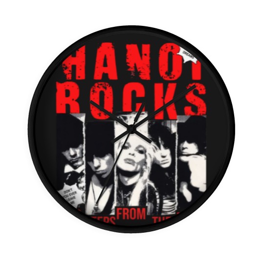 Discover Hanoi Rocks Two Steps Women's Wall Clocks
