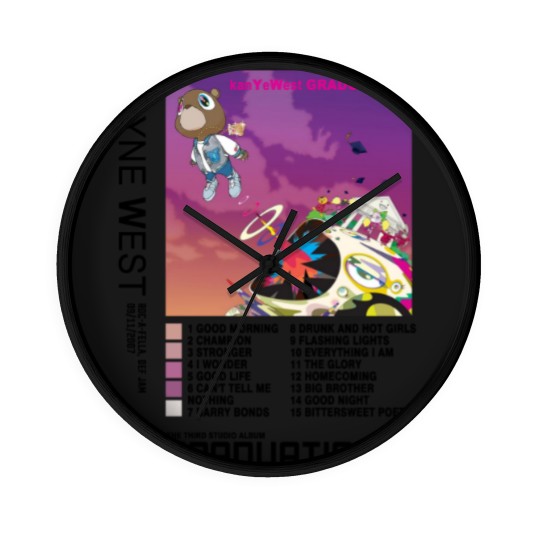 Discover NEW Kanye West Graduation Wall Clocks, Kanye West Wall Clocks