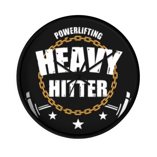 Discover Powerlifting Heavy Hitter - Powerlifting - Wall Clocks