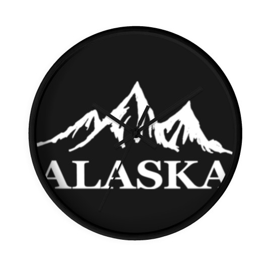 Discover Alaska Mountain Wall Clocks