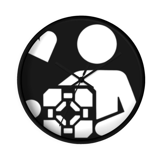 Discover Adesivo Companion Cube Portal Wall Clocks