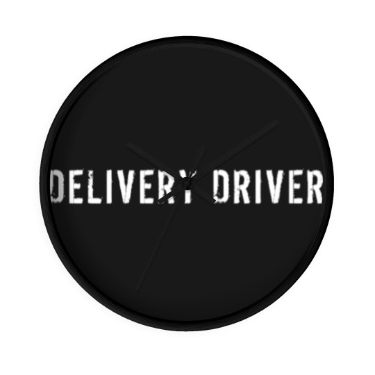 Discover Delivery Driver Profession Wall Clocks