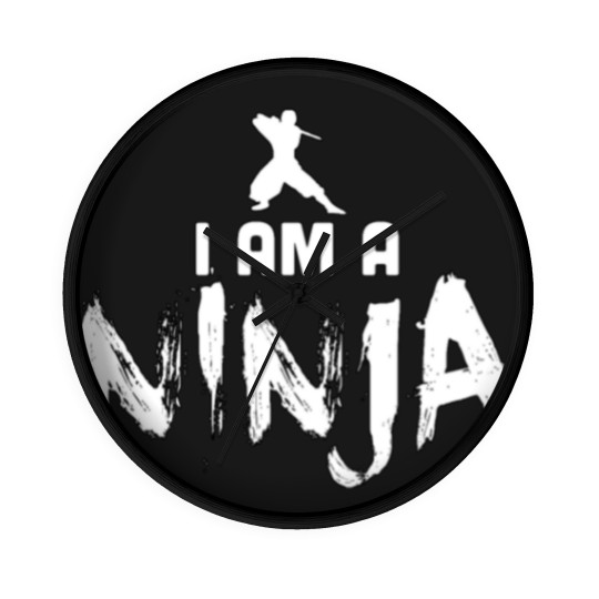 Discover I Am A Ninja - Ninja - Total Basics Wall Clocks