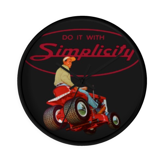 Discover Simplicity Garden Tractors162 Wall Clocks