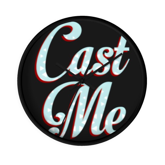 Discover Cast Me Actor Actress Acting Movie Theatre Gift Wall Clocks