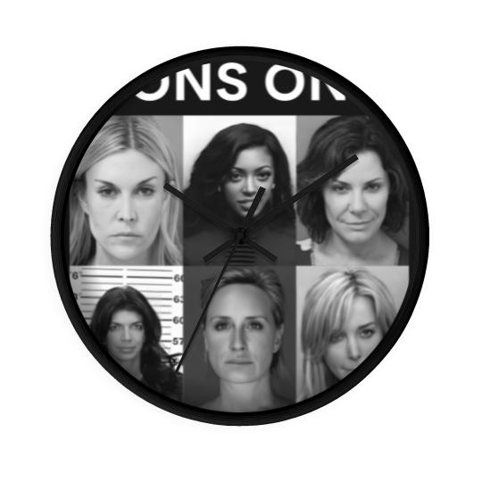 Discover Real Housewives Mugshot Wall Clocks