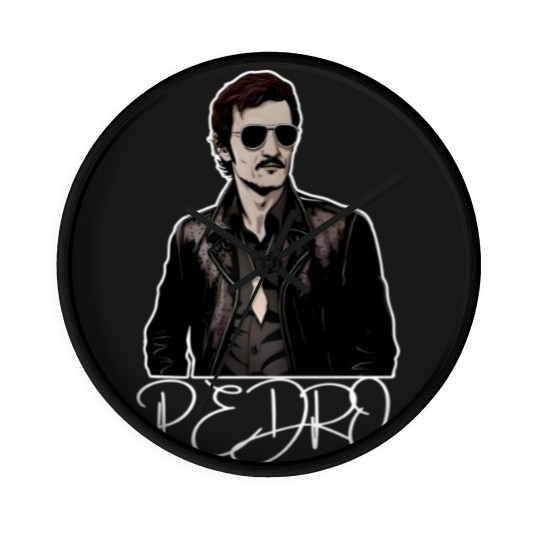 Discover Pedro Pascal Fan Wall Clocks Vintage Pedro Pascal tribute Wall Clocks