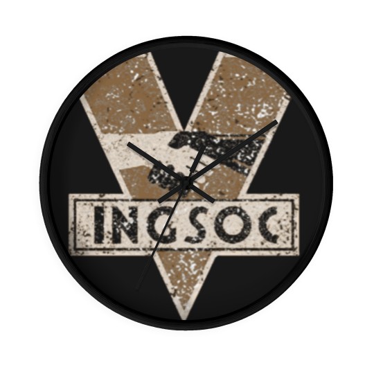 Discover INGSOC LOGO - Sci Fi - Wall Clocks