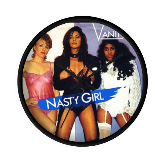 Discover Vanity 6 Nasty Girl - Vanity 6 - Wall Clocks