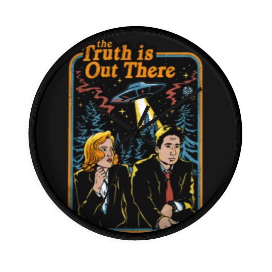Discover The Truth Is Out There X FILES Wall Clocks Unisex Gift Men Women, The X Files Wall Clocks Gift For Fan, X Files Movie Wall Clocks, X Files Vintage Wall Clocks