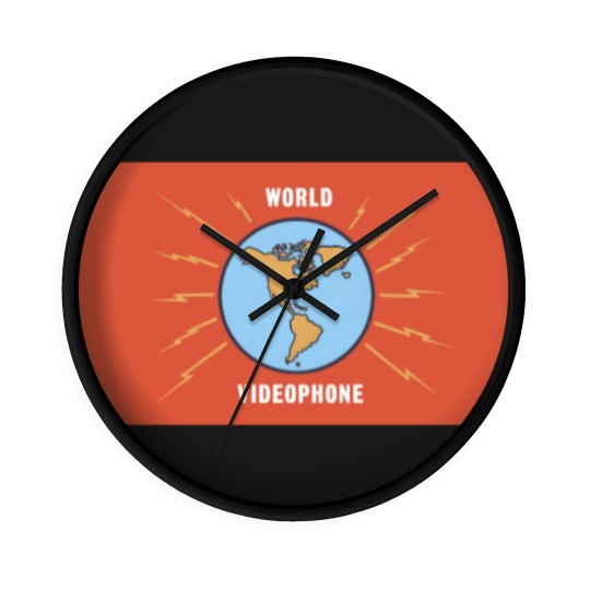 Discover 'World Videophone' logo from 'Stingray' TV series - Gerry Anderson - Wall Clocks