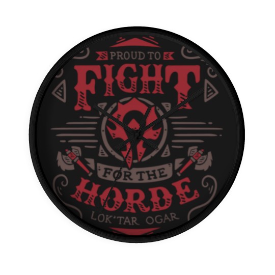 Discover Fight for the Horde Wall Clocks