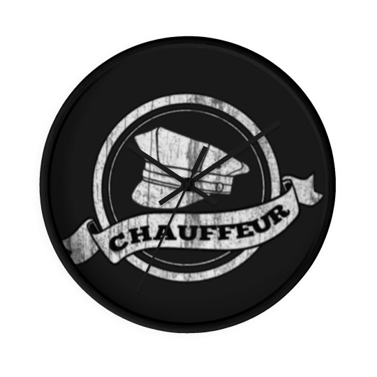 Discover Chauffeur Driver Profession Occupation job Wall Clocks