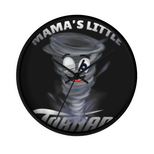 Discover Mamas Little Tornado Meteorologist Kid Wall Clocks Wall Clocks