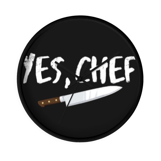 Discover Chef Yes Chef Wall Clocks