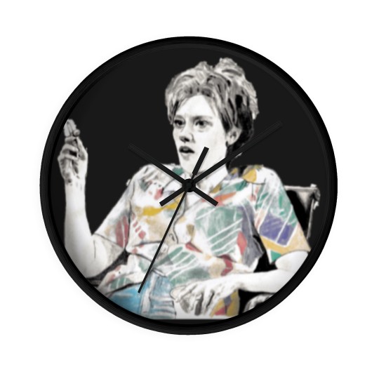 Discover MS RAFFERTY KATE MCKINNON - Graphite  Acrylic Drawing Wall Clocks
