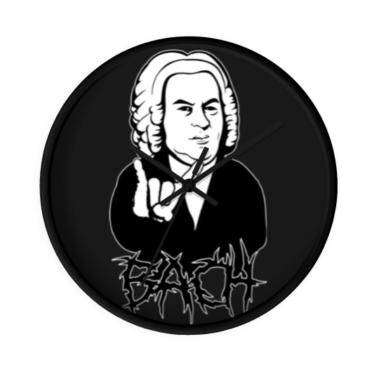 Discover Bach is Metal - Bach - Wall Clocks