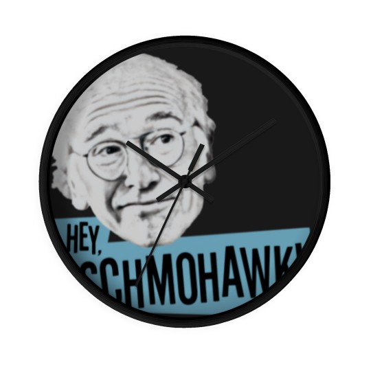 Discover Larry David Curb Your Enthusiasm "Schmohawk"funny Wall Clocks