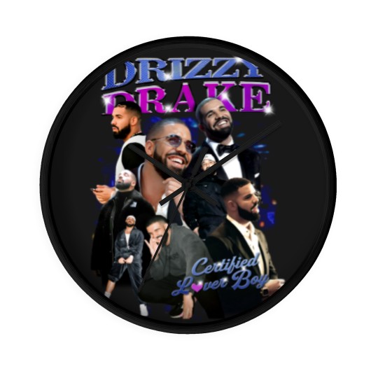 Discover Vintage Drake Wall Clocks, Drizzy Drake Wall Clocks, Drake Concert Wall Clocks