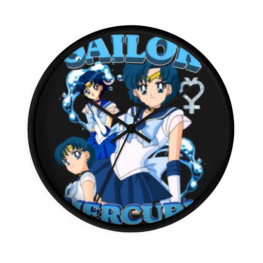 Discover Sailor Mercury Ami Mizuno Bootleg Wall Clocks