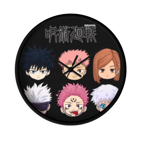 Discover Jujutsu Satoru Chibi Wall Clocks