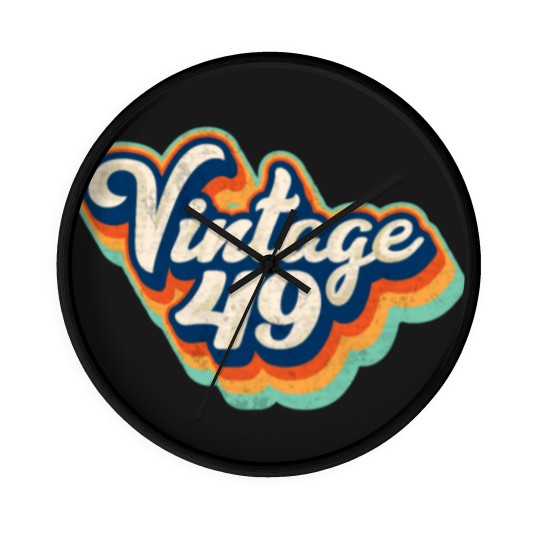 Discover Vintage 49 milestone design Wall Clocks