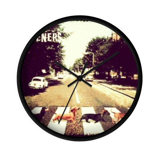 Discover Doxie Dachshund Abbey Road Wall Clocks Wall Clocks