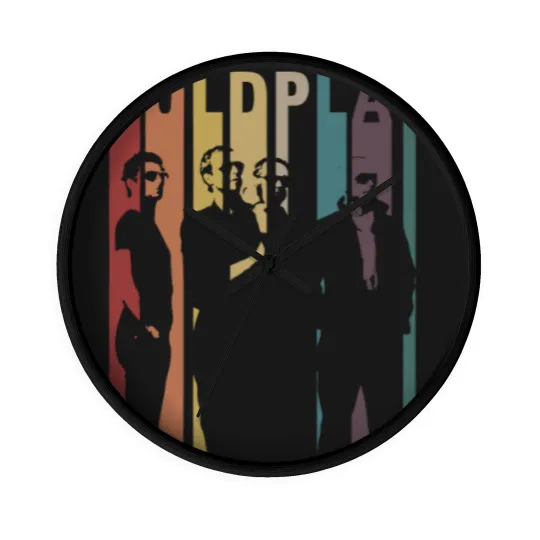 Discover Vintage Retro Coldplay Wall Clocks, Vintage Coldplay Wall Clocks, Coldplay Gift, Retro Gift Wall Clocks