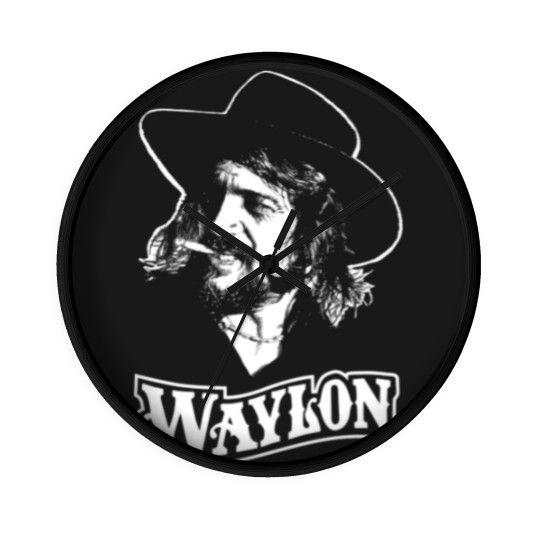 Discover Waylon Jennings Vintage Wall Clocks, Waylon TOUR 1984 Vintage Wall Clocks