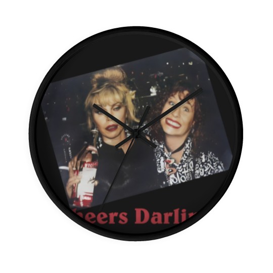 Discover Vintage 90s 1995 PATSY STONE joanna lumley Wall Clocks
