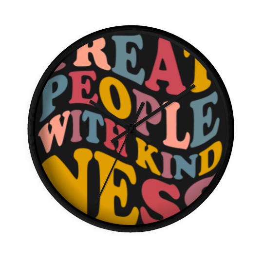 Discover Treat People With Kindness Wall Clocks